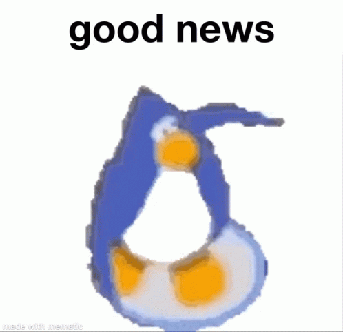 Good News Club Penguin Swag GIF