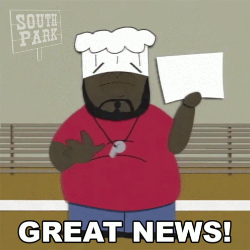 Good News South Park Chef GIF