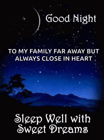 Good Night And God Bless To My Family GIF