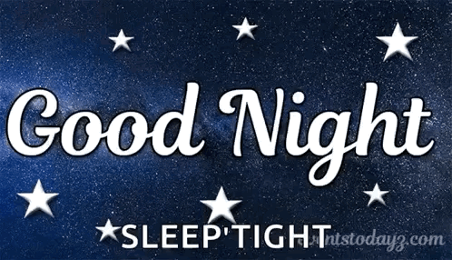 Good Night and Sleep Tight Sign