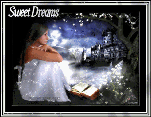 Good Night And Sweet Dreams Shadow Effect GIF
