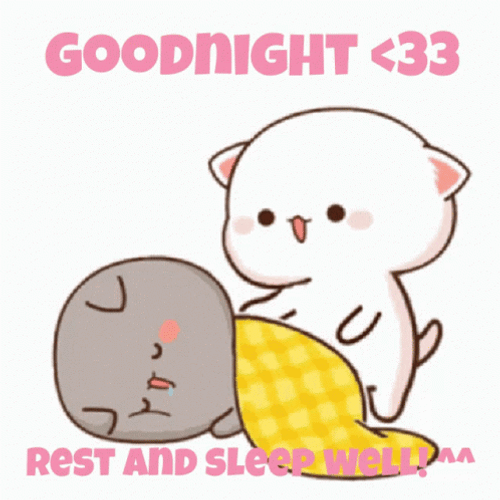 Good Night Animated Rest Well GIF