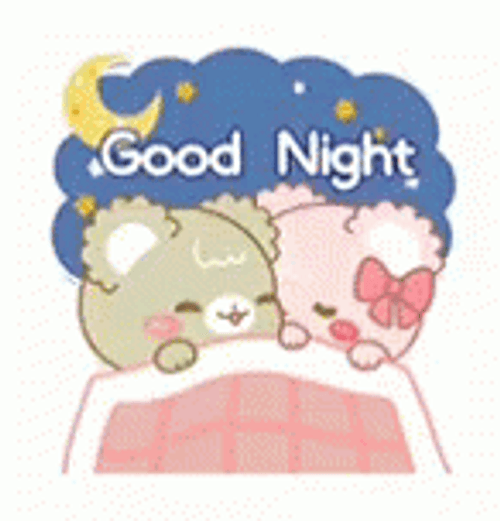 Good Night Animated Sugar Cubs GIF