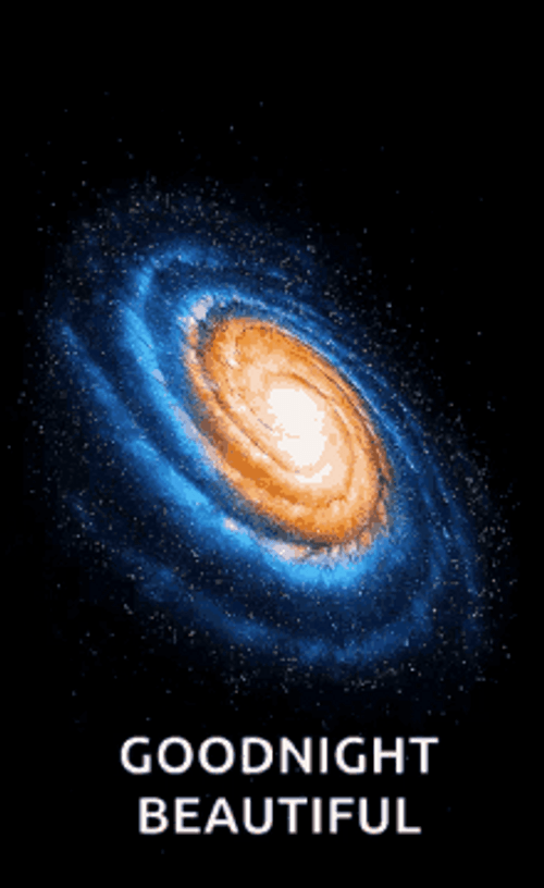Good Night Beautiful Milky Way Galaxy GIF