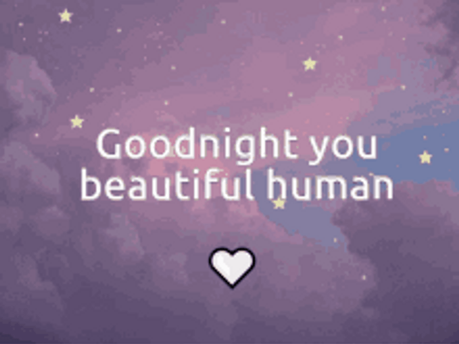 Good Night Beautiful Stars In The Pastel Sky GIF