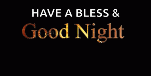 Have A Bless And Good Night GIF