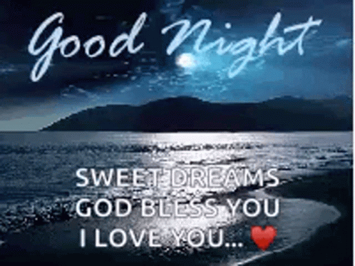 Sweet Dreams Good Night God Bless You Always GIF
