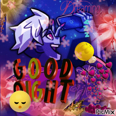 Good Night Cartoon Character