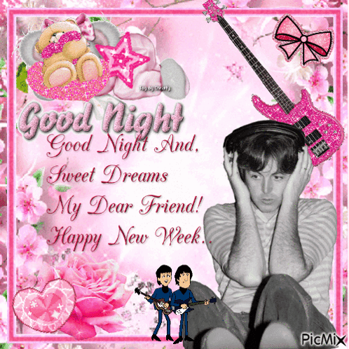 Good Night Good Night Sweet Dreams Greeting Card GIF