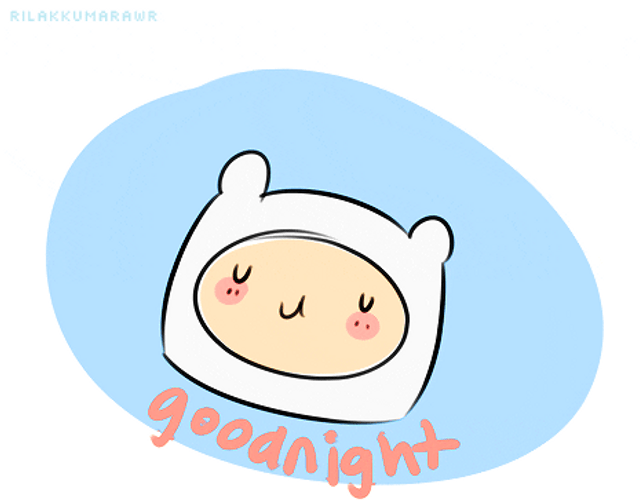 Good Night I Love You Adventure Time GIF