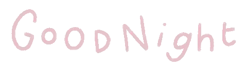 Good Night in Pink Letters