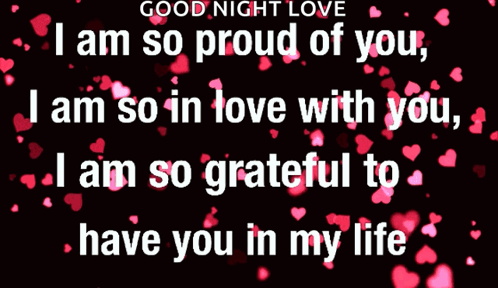 Good Night Love Proud Of You Grateful GIF