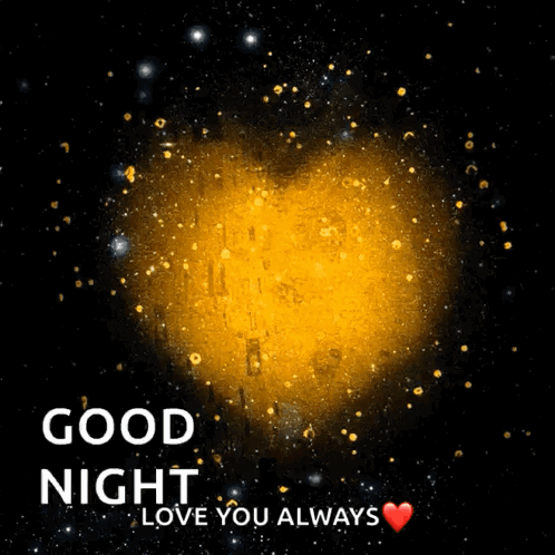 Good Night Love You Greeting Card GIF