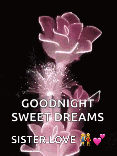 Good Night Love You Handsome Pink Hearts GIF