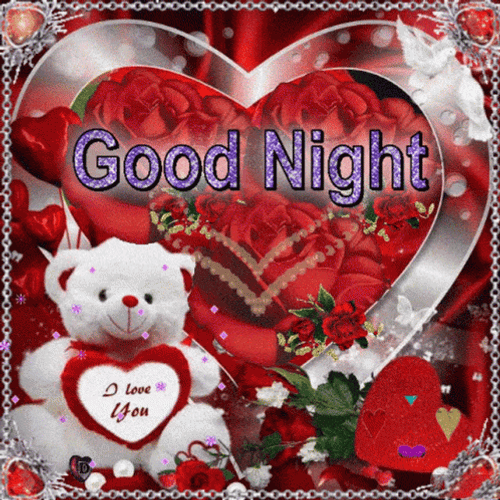 Good Night Love You Valentine’s Day Greeting GIF
