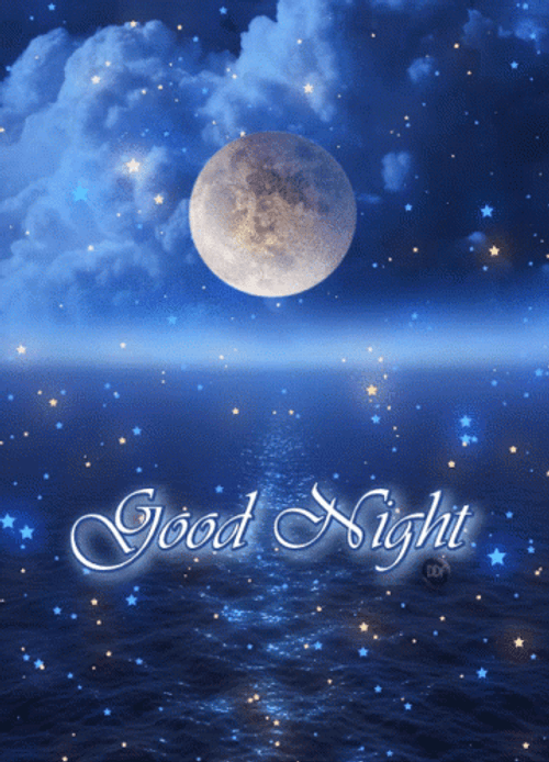 Good Night Moon Sea GIF