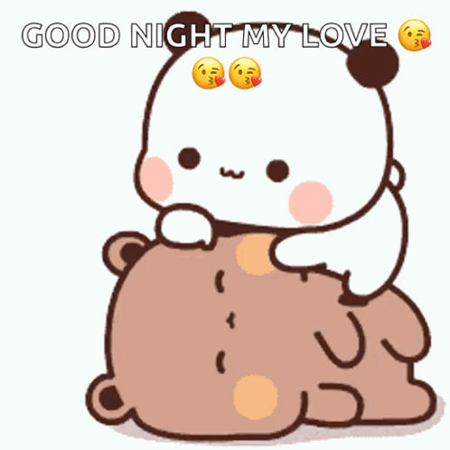 Good Night My Love Poke The Bear GIF