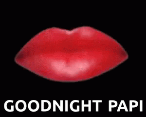 Good Night Papi Kiss Mark GIF