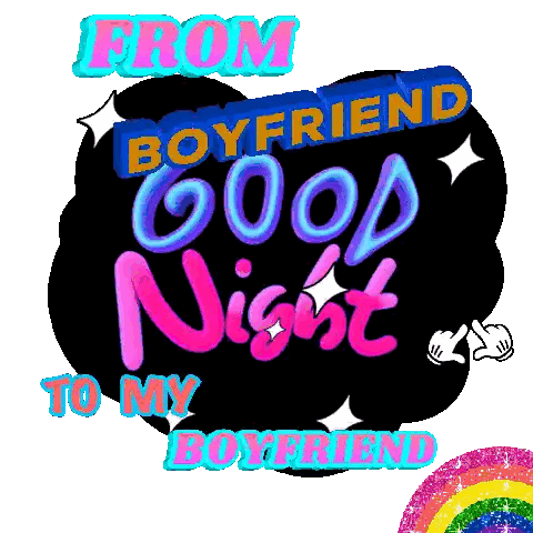Good Night Sign for Boyfriend