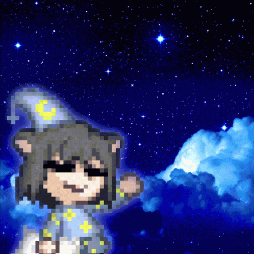 Good Night Sky Neco-arc Chaos GIF