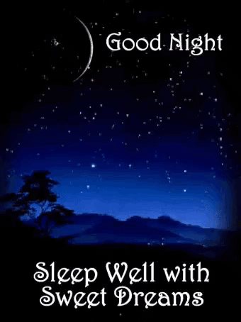 Good Night Sleep Well Sweet Dreams Full Moon