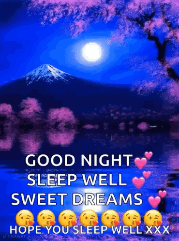 Good Night Sleep Well Sweet Dreams Hope You Sleep Well Xxx . GIF