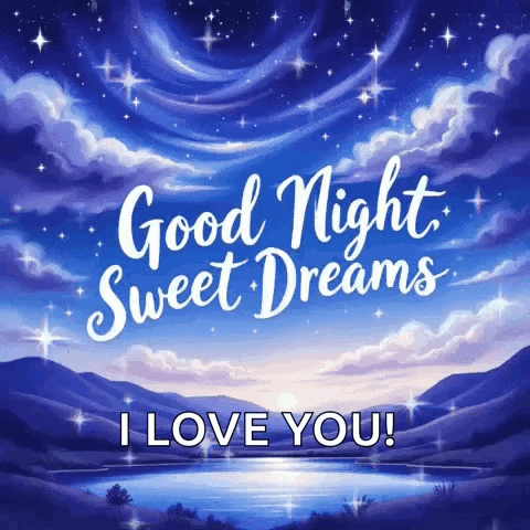 Good Night Sweet Dreams Card GIF