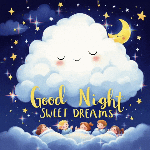 Good Night Sweet Dreams Cloud GIF