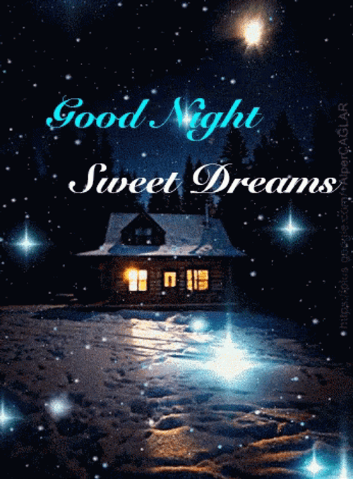 Good Night Sweet Dreams Isolated Cabin GIF
