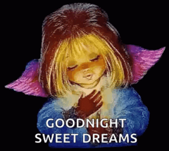 Good Night Sweet Dreams Little Angel GIF