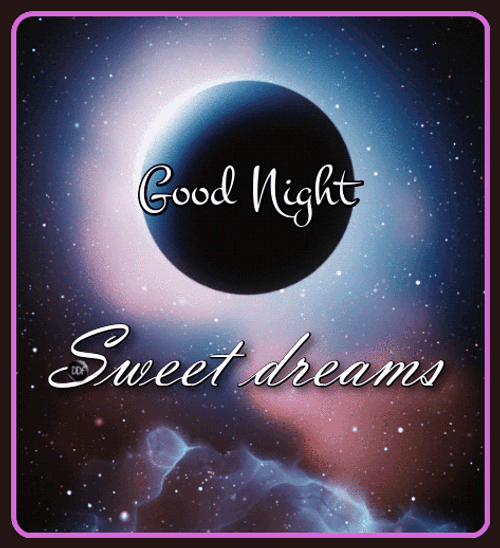 Good Night Sweet Dreams Moon GIF
