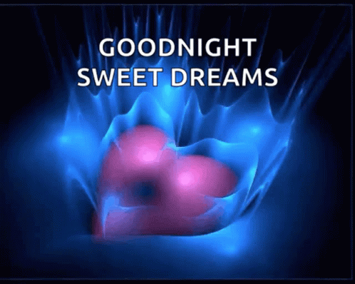 Good Night Sweetheart Heart Glow GIF