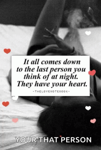 Good Night Sweetheart Love Quote GIF
