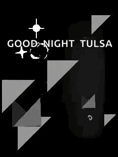 Good Night Tulsa Poster Black Background