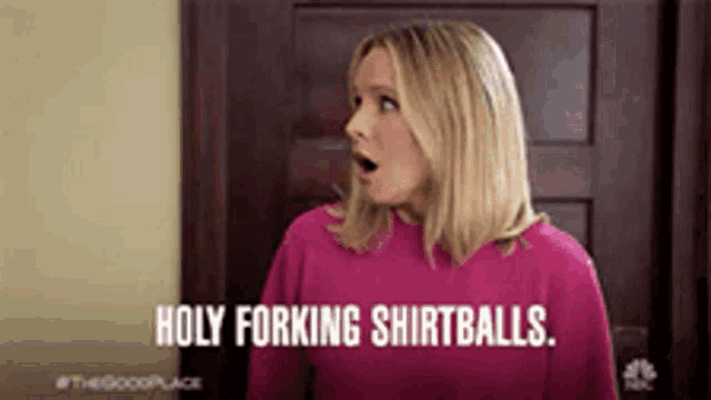 Good Place Shirtballs Gif GIF