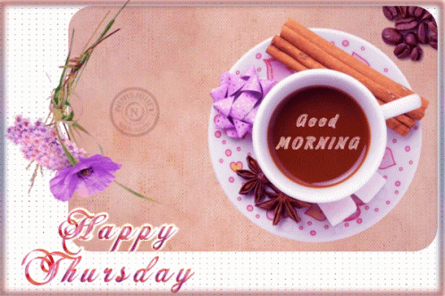Good Thursday Morning Coffee Breakfast GIF