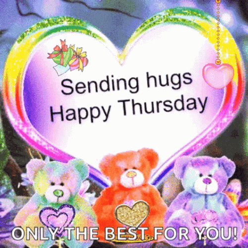 Good Thursday Morning Bear Hugs GIF