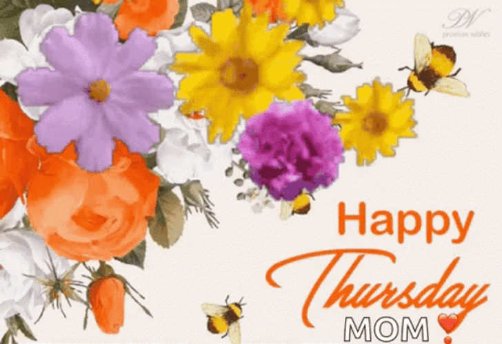 Good Thursday Morning Mom Flowers GIF