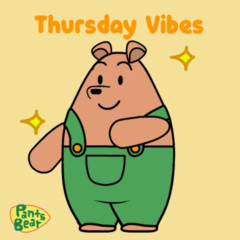 Good Thursday Vibes Bear Pants Dancing GIF