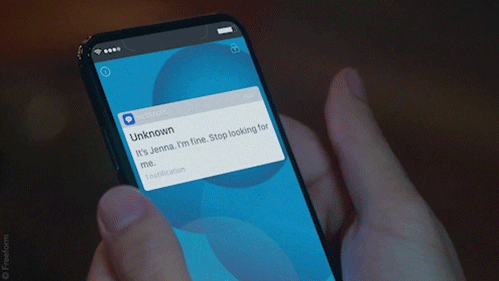 Good Trouble Gael Martinez Received Sad Text Message GIF