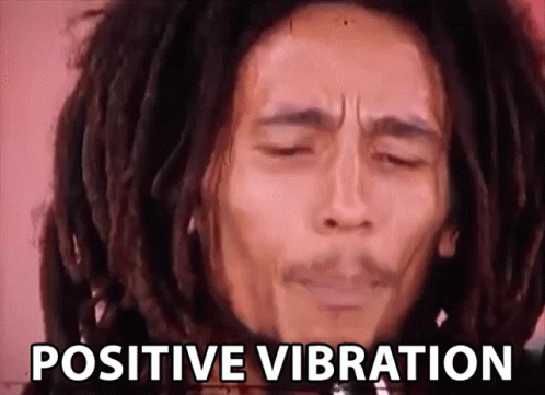 Good Vibes Bob Marley Singing GIF