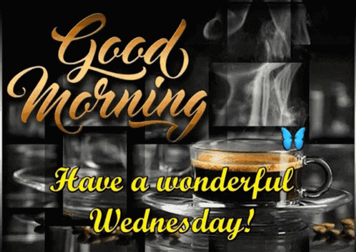 Good Wednesday Morning Black Coffee GIF