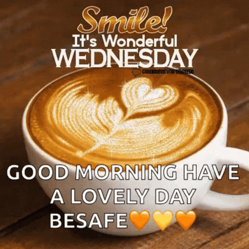 Good Wednesday Wonderful Morning Coffee GIF