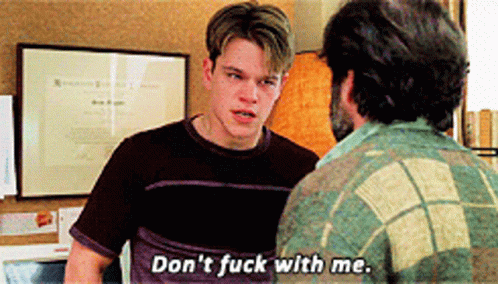 Good Will Hunting Don't Tease With Me GIF