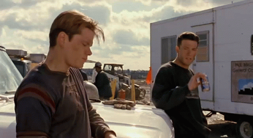 Good Will Hunting Drinking Beer GIF
