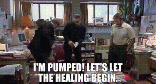 Good Will Hunting I'm Pumped The Healing Begin GIF
