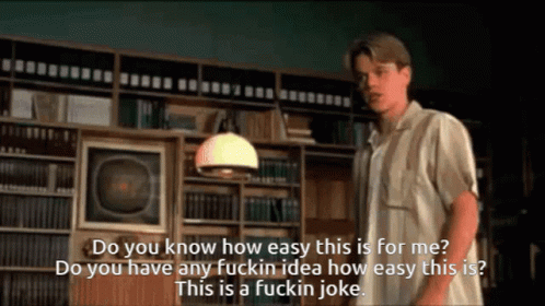 Good Will Hunting Simplicity Is Beautiful GIF