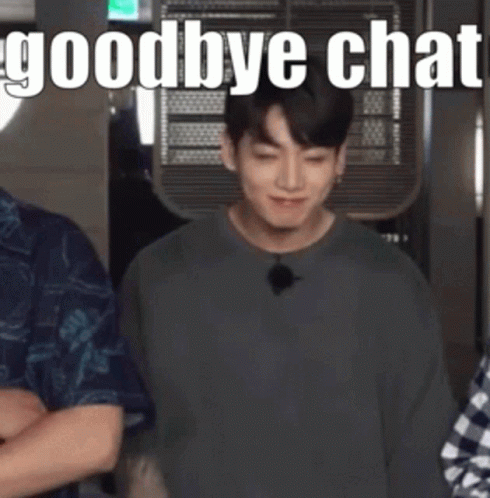 Goodbye Meme Bye Chat Bts Jungkook GIF