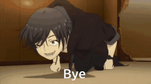 Goodbye Meme Bye Yuu Otosaka GIF