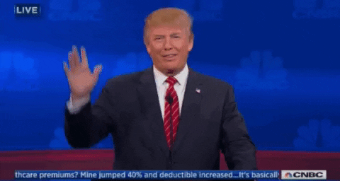 Goodbye Trump And Thumbs Up GIF